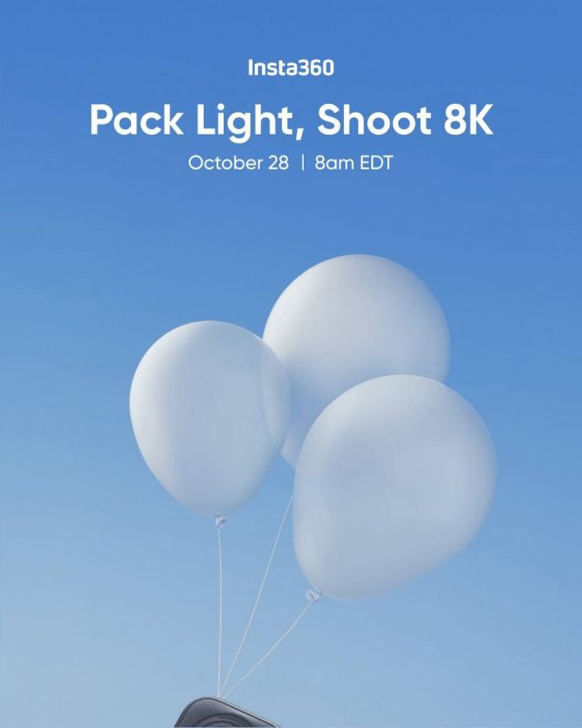 Insta360 вновь удивляет мир: легкость и технологии 8K