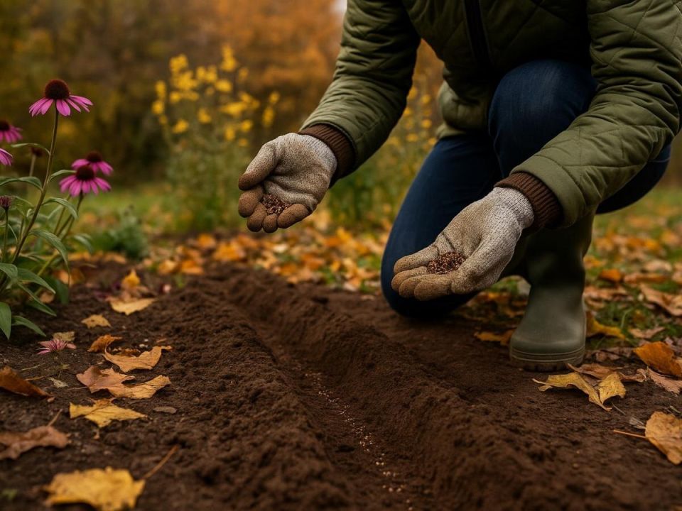 Ноябрь — время магии: многолетники, которые стоит посеять под зиму для цветущего сада