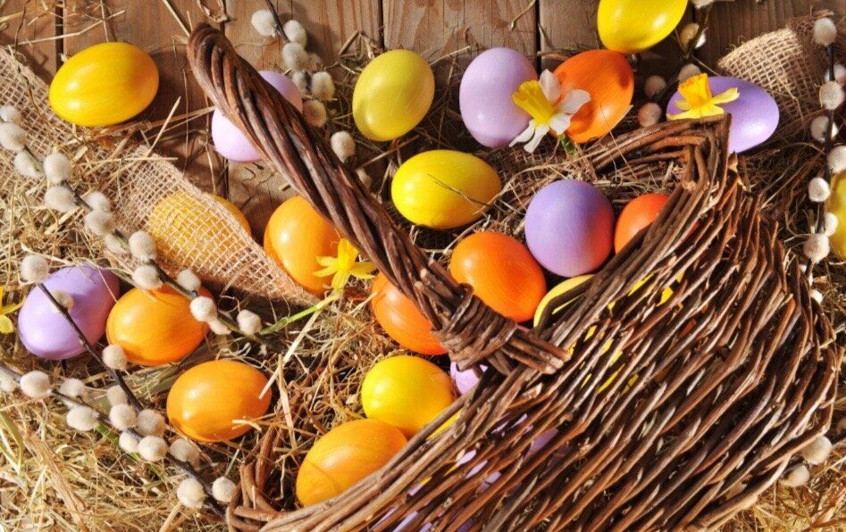 Натуральная магия окраски пасхальных яиц