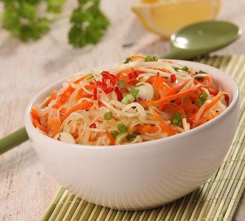 Осенний корейский салат: витаминный заряд за 40 минут