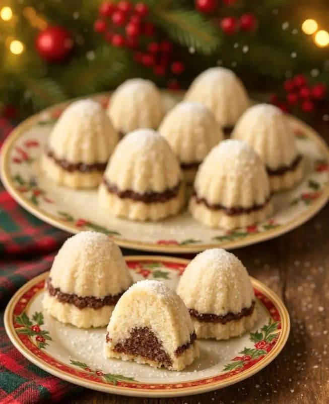 Ульи с кокосом и шоколадом: простой новогодний десерт без выпечки