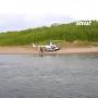 Вип-рыбаки прилетели на вертолёте за уловом на Сахалине