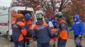 Сотрудники МЧС эвакуировали условных пострадавших в областной библиотеке