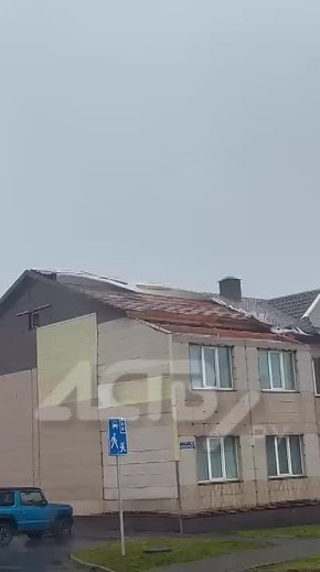 Прямо сейчас в Южно-Курильске бушует мощнейший циклон