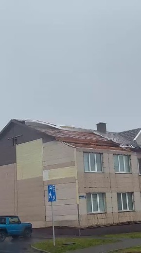 Сильный циклон разыгрался на Кунашире