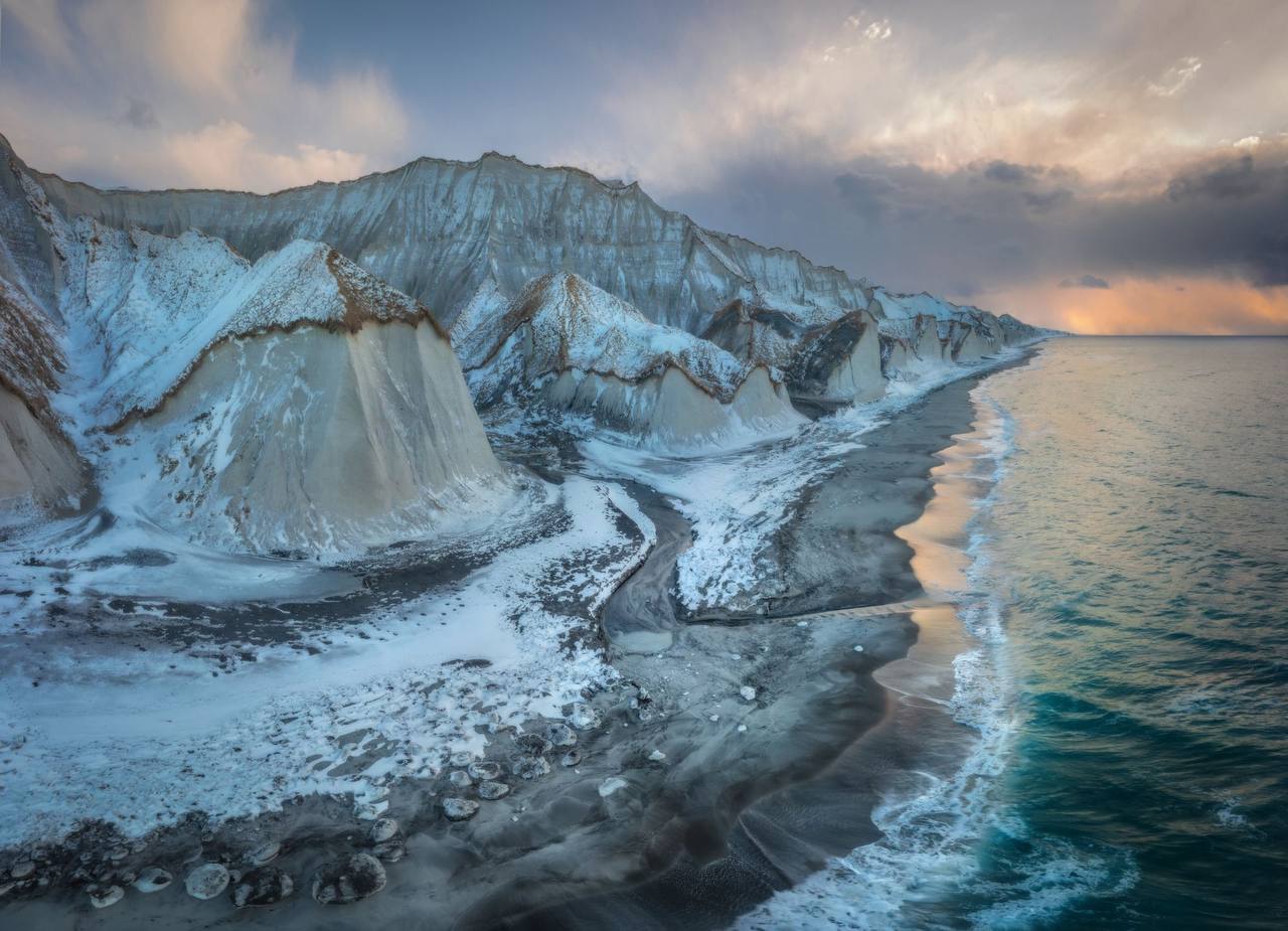 Зимние пейзажи Курильских островов Зимние пейзажи Курильских островов