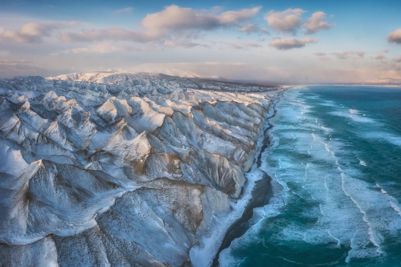 Зимние пейзажи Курильских островов Зимние пейзажи Курильских островов