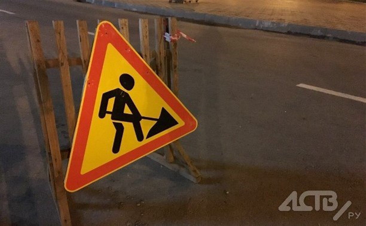 Движение по ж\д переезду ограничат на несколько ночей в Южно-Сахалинске