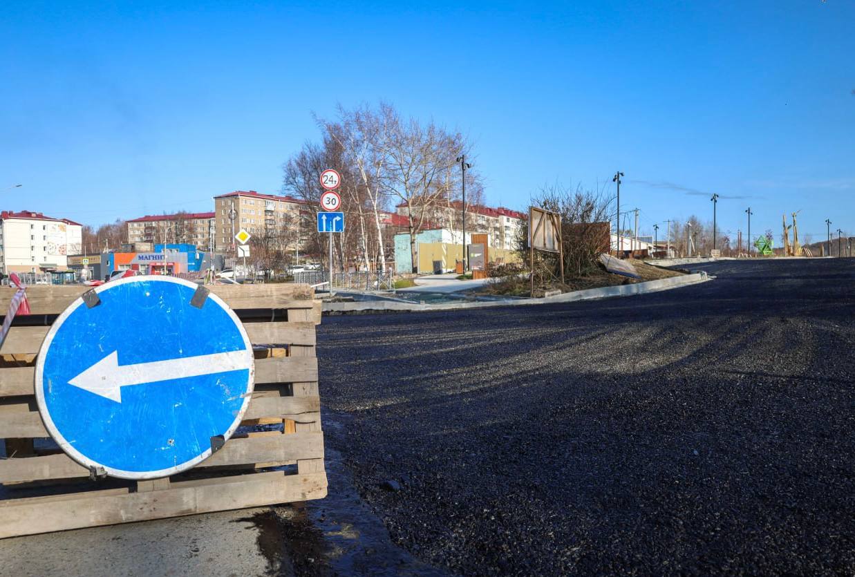 Улицу Овражную преображают в Корсакове Улицу Овражную преображают в Корсакове