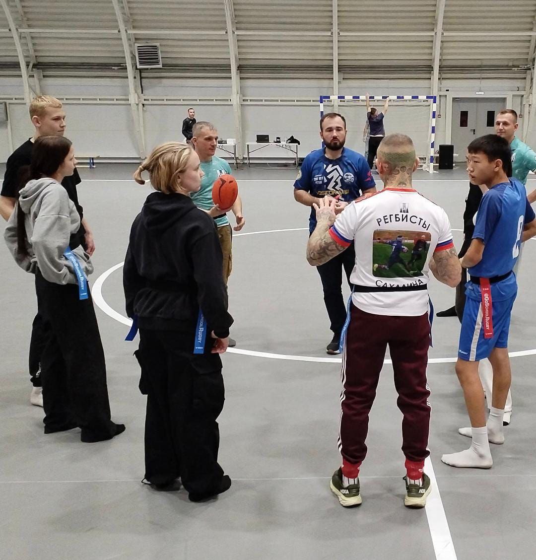 Юные сахалинцы познакомились с рэгби Юные сахалинцы познакомились с рэгби