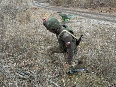 Сахалинские саперы занимаются разминированием территории в зоне СВО