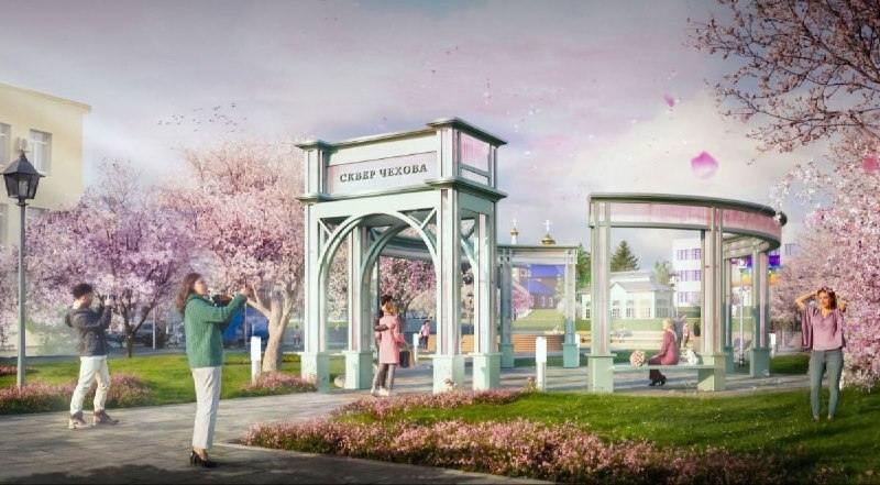 Фонтан, зоны отдыха, вишни и сакуры: в Долинске рассказали, каким будет новый сквер