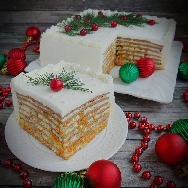 Печеночный торт. До Нового года осталось меньше семи недель — пора приступать к планированию праздничного меню
