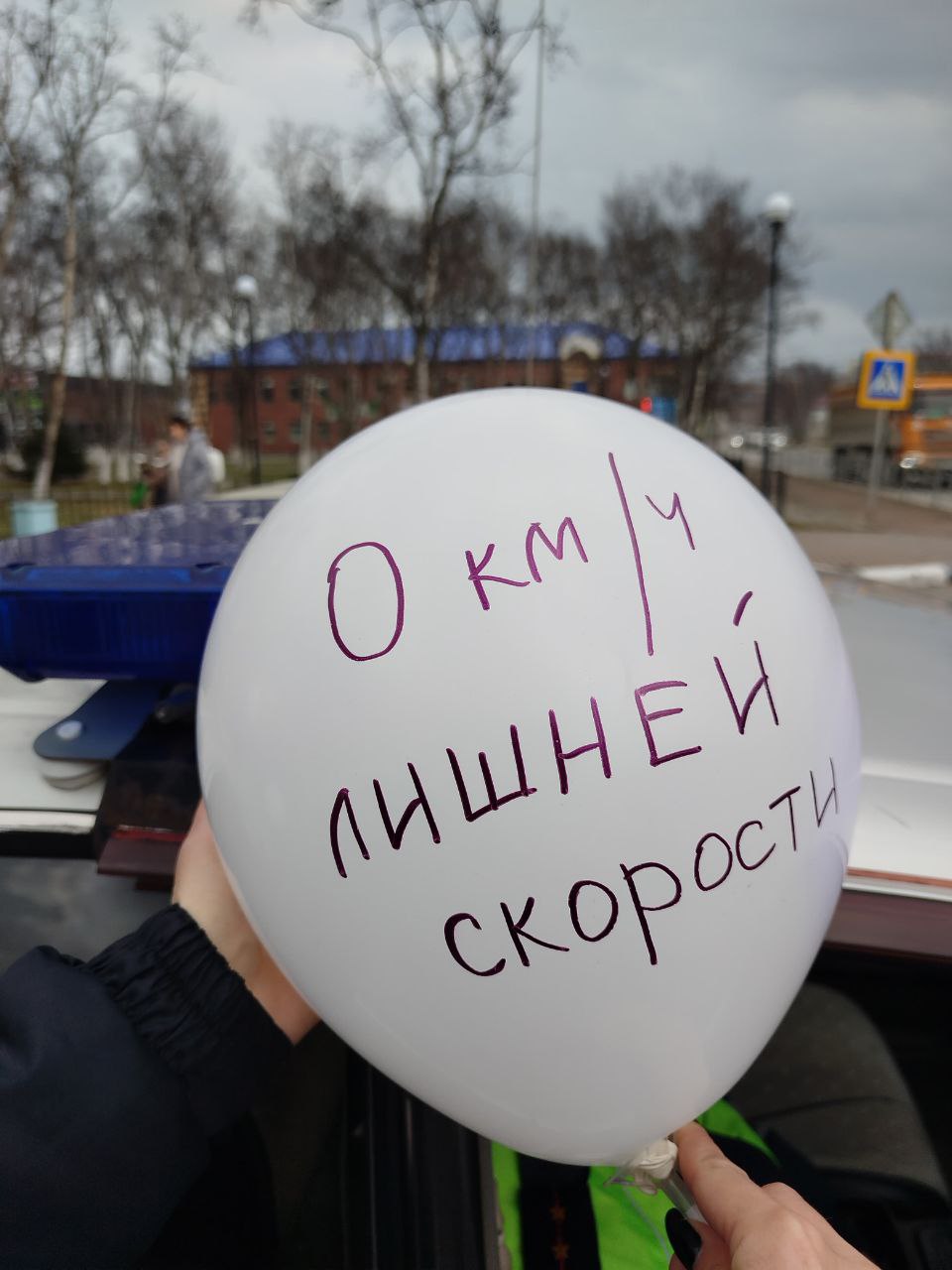 Акция в память о жертвах ДТП в Корсакове Акция в память о жертвах ДТП в Корсакове