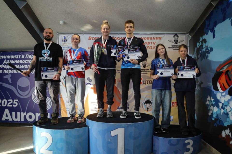 Сахалинские парашютисты взяли больше всех наград на соревнованиях «Крылья Сахалина»