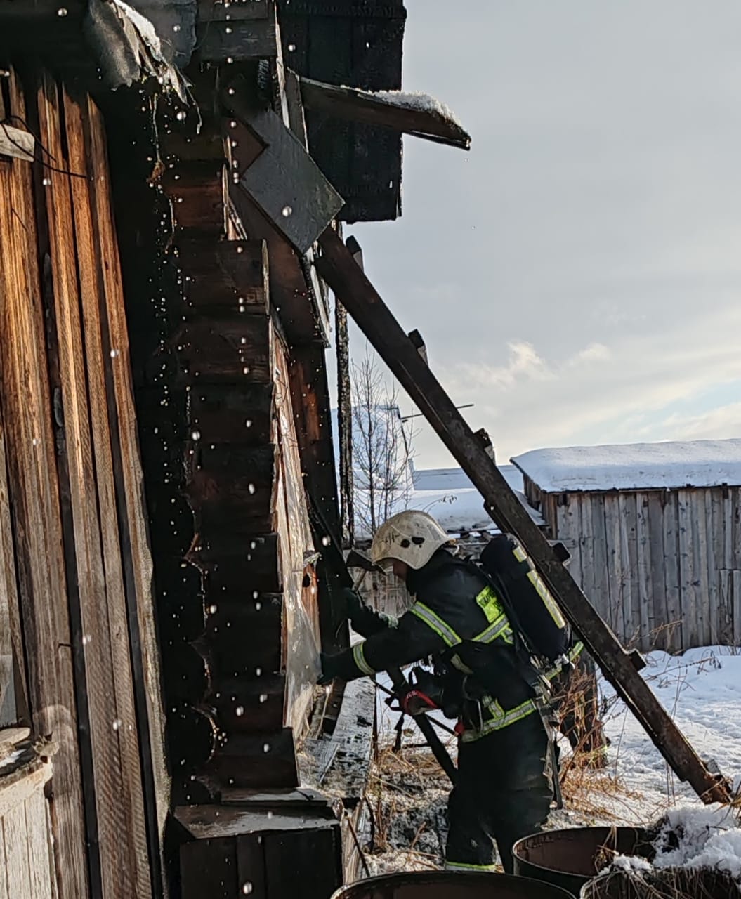 В Тымовском районе при пожаре в частном доме погиб человек