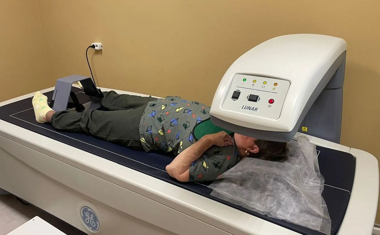 В областной клинической больнице появился новый денситометр