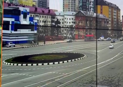 ДТП с опрокидыванием автомобиля произошло на кольце в Южно-Сахалинске