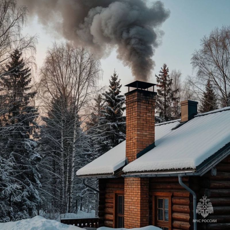 В Южно-Сахалинске потушили возгорание от дымовой трубы