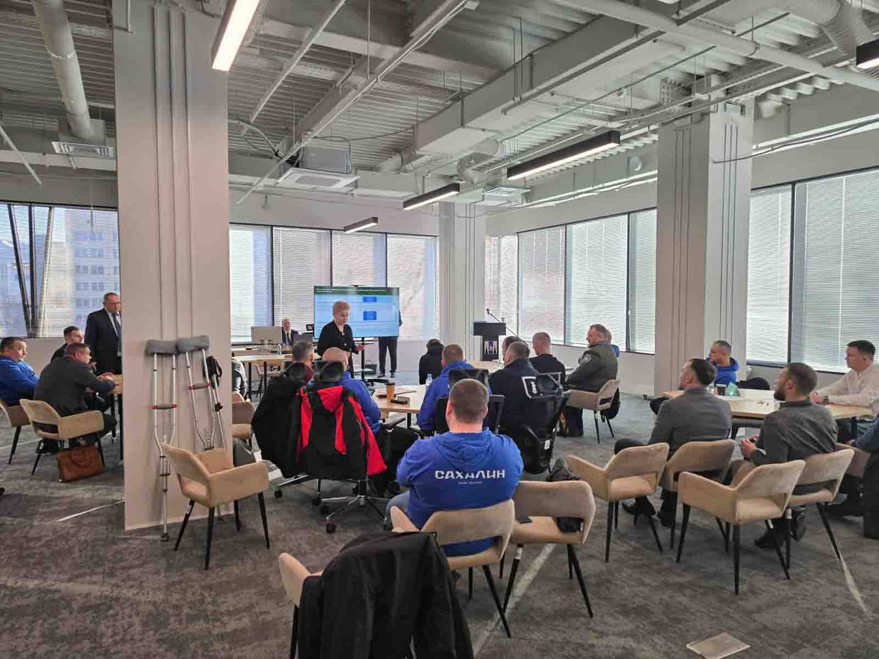 Елена Касьянова провела лекцию для ветеранов СВО в рамках кадровой программы «Герои Сахалина и Курил» Елена Касьянова провела лекцию для ветеранов СВО в рамках кадровой программы «Герои Сахалина и Курил»