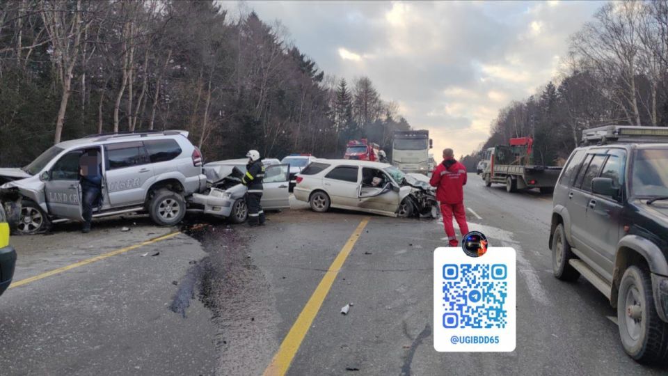 в Корсаковском районе. 20 ноября 2025 года в 09 часов 35 минут на 26 км автодороги «Южно-Сахалинск-Корсаков» произошло дорожно-транспортное происшествие