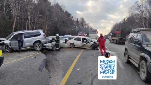 в Корсаковском районе. 20 ноября 2025 года в 09 часов 35 минут на 26 км автодороги «Южно-Сахалинск-Корсаков» произошло дорожно-транспортное происшествие