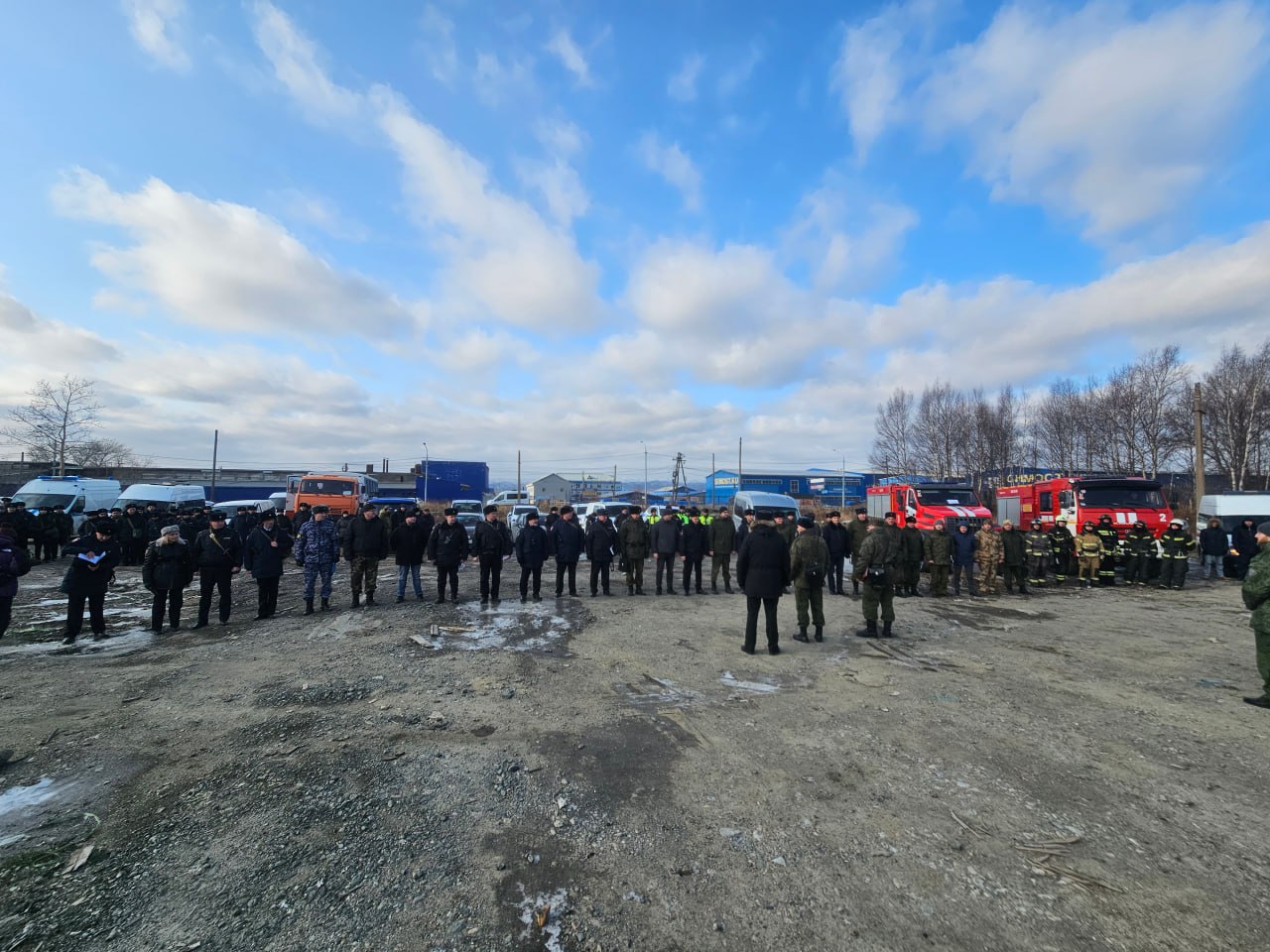 Полиция Сахалина приняла участие в антитеррористических учениях