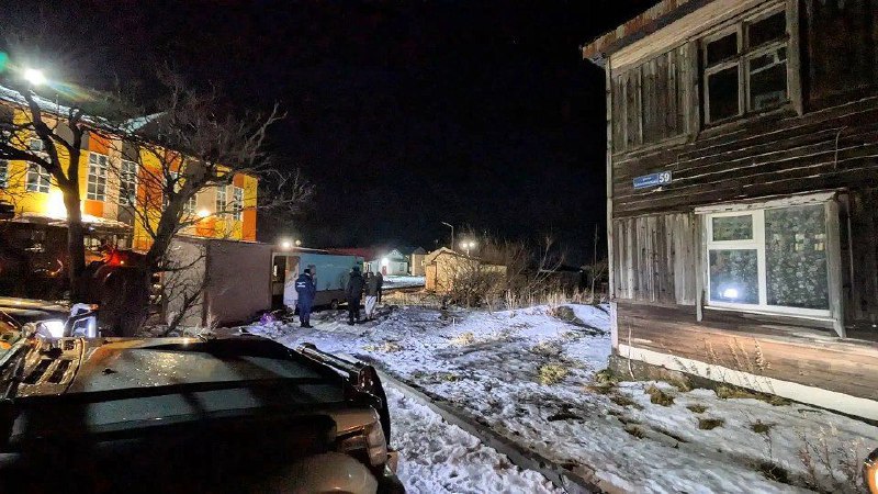 Торговый центр вспыхнул на Курилах Торговый центр вспыхнул на Курилах