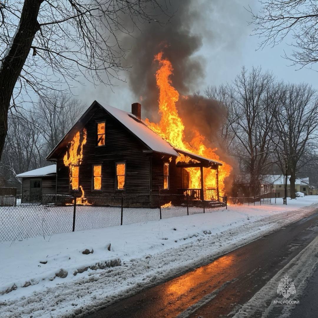 Огнеборцы ликвидировали возгорание в Южно-Сахалинске