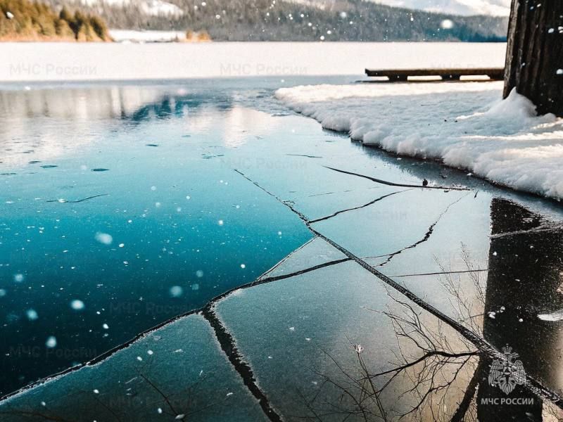 Осторожно: тонкий лед. С наступлением холодов водоемы покрываются льдом, но его красота обманчива