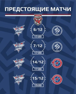 Анонс домашней серии игр «Сахалинских Акул» в декабре 2025 года