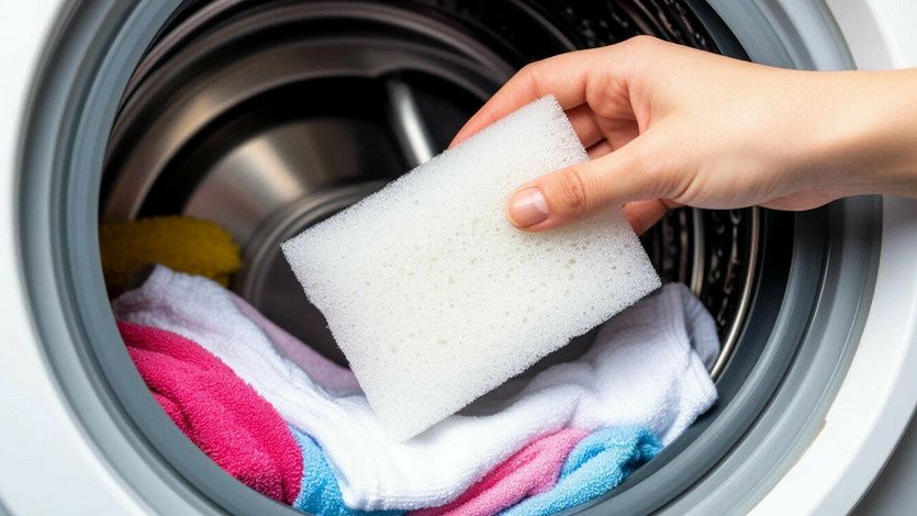 Как губка для посуды может решить проблемы с ворсом на белье