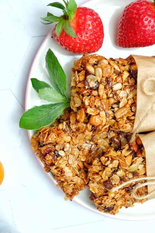 Гранола в батончиках: полезный перекус на любой случай