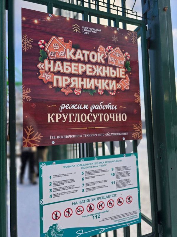 Три зимних катка откроют к Новому году в Корсакове