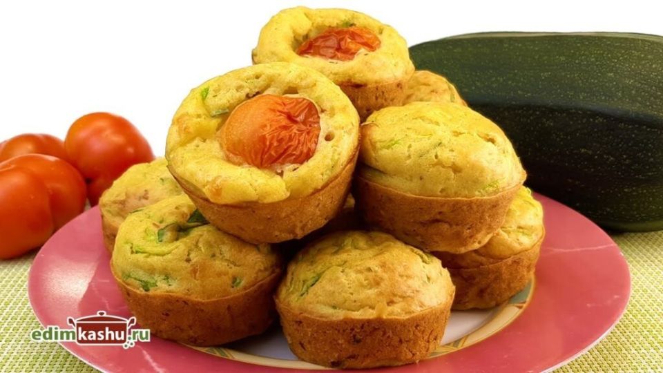 Несладкие кексы с кабачком и сыром: идеальная альтернатива хлебу