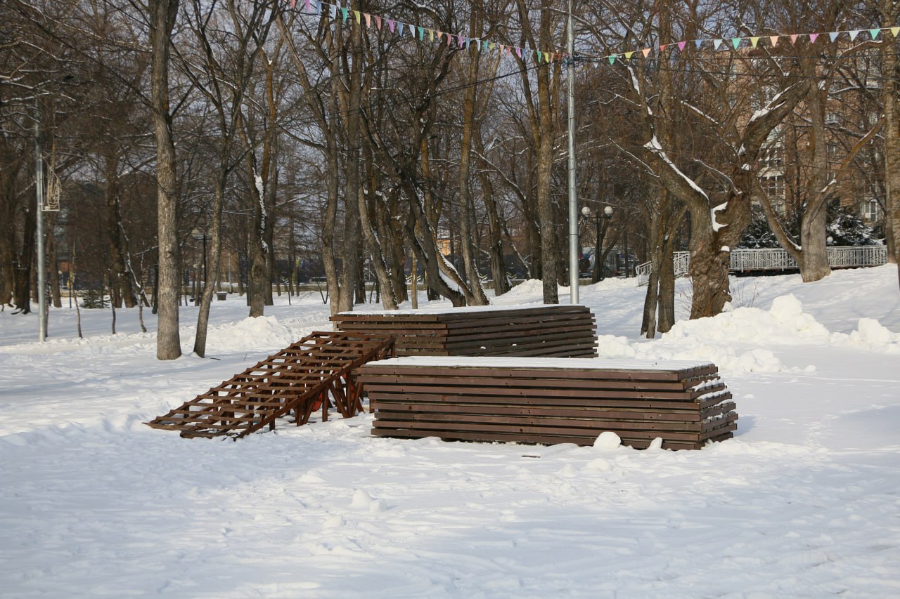 Ледово-снежный космический городок появится в Южно-Сахалинске