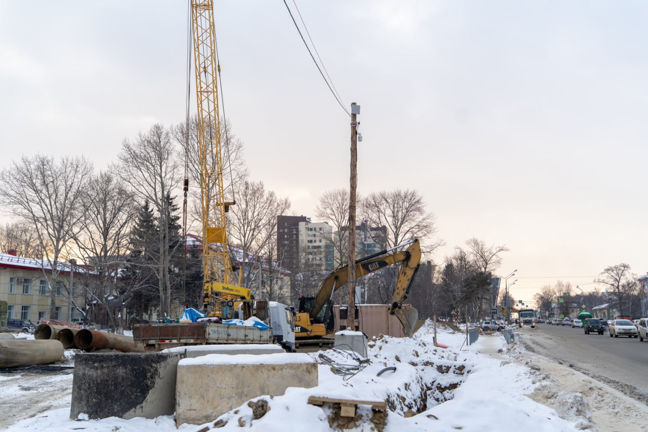 Капремонт северной части проспекта Мира в Южно-Сахалинске завершат осенью 2026-го
