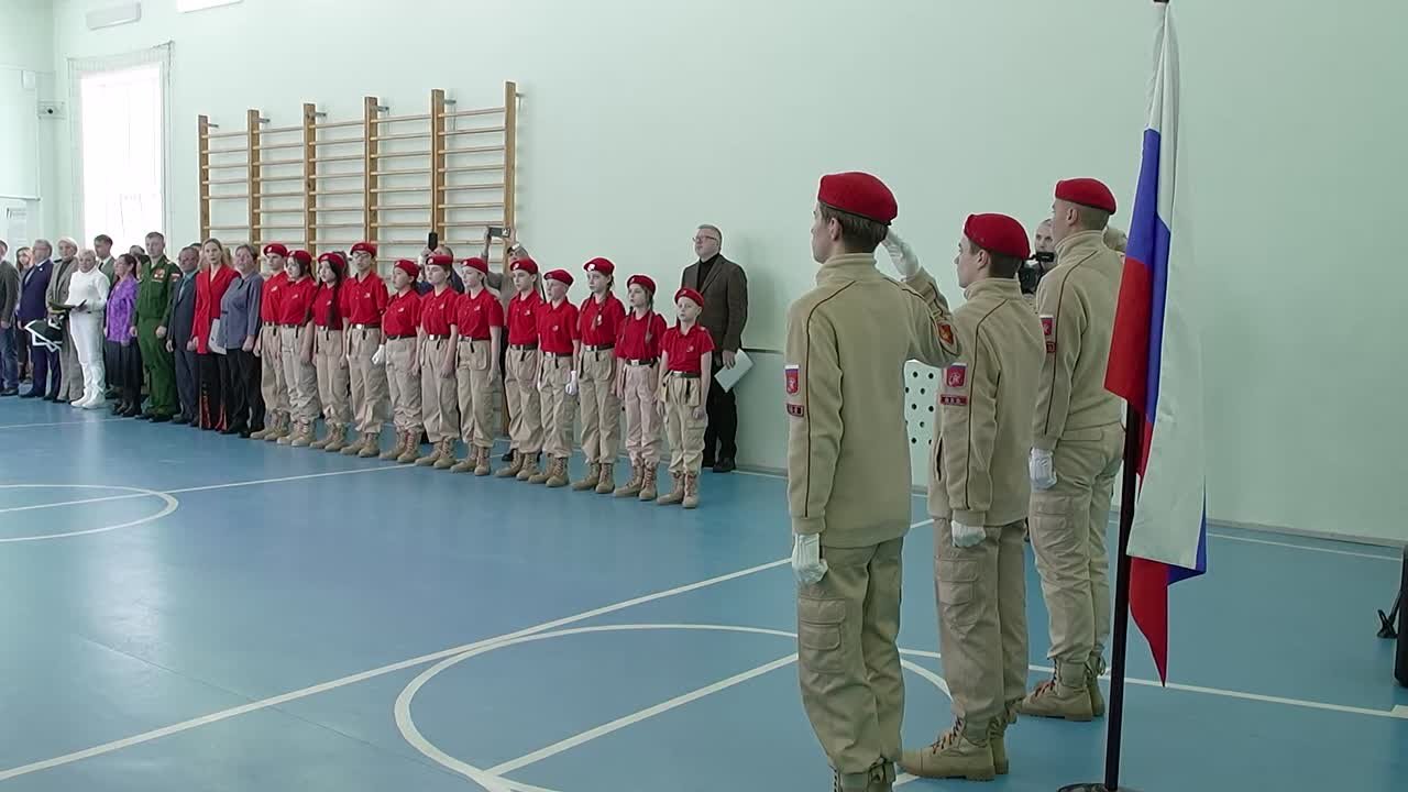 Сергей Надсадин: В нашей школе №14 – один из лучших юнармейских отрядов области