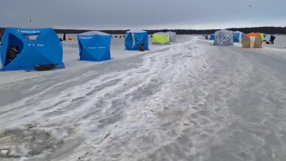 Озеро Буссе становится местом паломничества для рыбаков-любителей