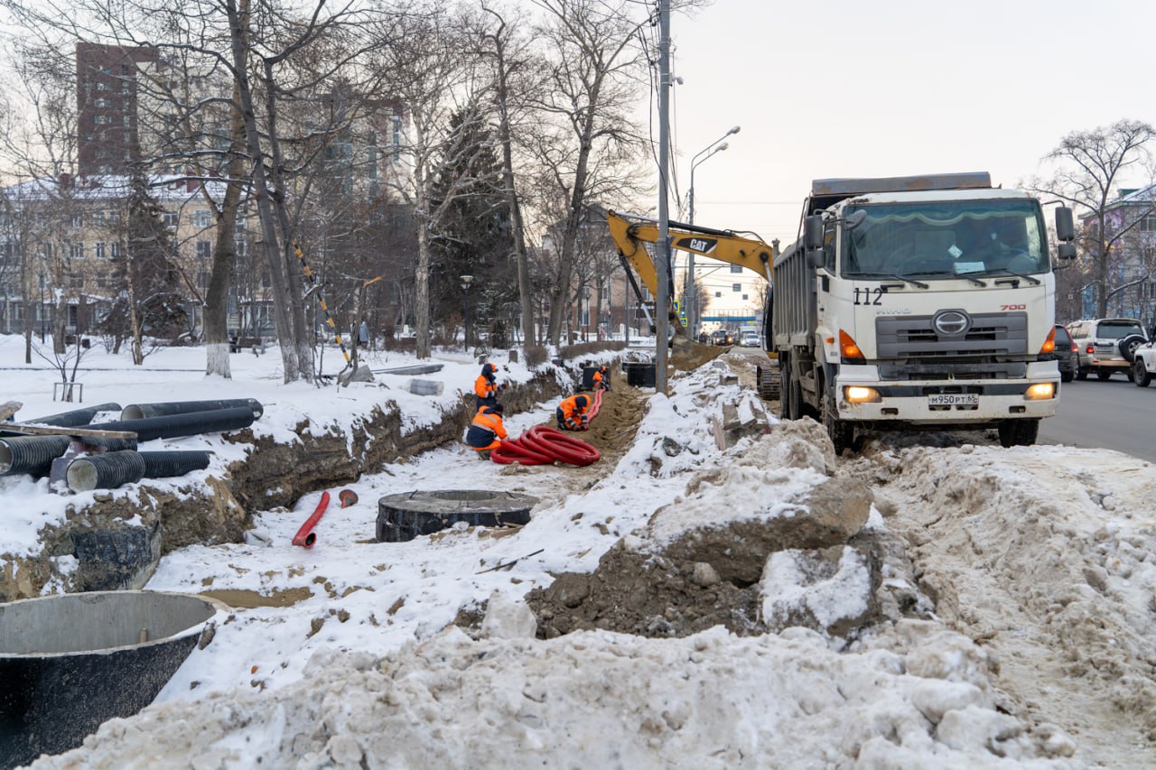 Капремонт северной части проспекта Мира в Южно-Сахалинске завершат осенью 2026-го Капремонт северной части проспекта Мира в Южно-Сахалинске завершат осенью 2026-го