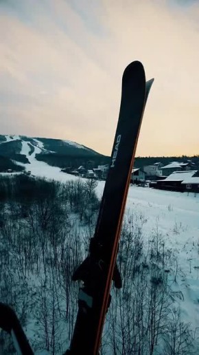 Сахалинец поделился атмосферным видео со склонов горы Большевик