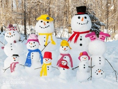 «Приходите в субботу лепить снеговиков!» – приглашают всех охинцы