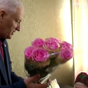 Долгожительницу Зинаиду Тимурджи поздравили с 95-летием