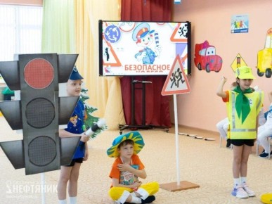 В конкурсе «Безопасное колесо» охинские дошколята показали, на что способны