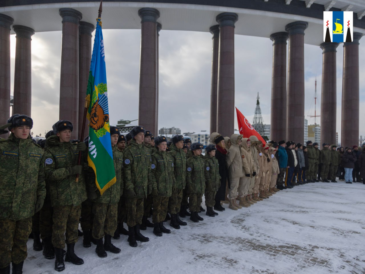 На территории музейно-мемориального комплекса «Победа» в Южно-Сахалинске открылась аллея военной техники На территории музейно-мемориального комплекса «Победа» в Южно-Сахалинске открылась аллея военной техники