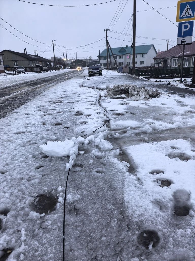 Мощный циклон оставил Южно-Курильск без света: энергетики работают в экстремальных условиях Мощный циклон оставил Южно-Курильск без света: энергетики работают в экстремальных условиях