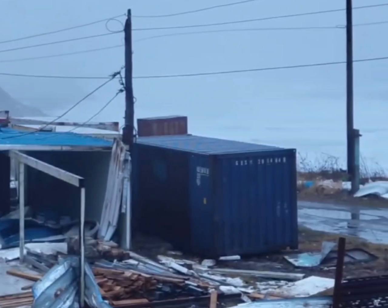 Южные Курилы находятся во власти мощного циклона