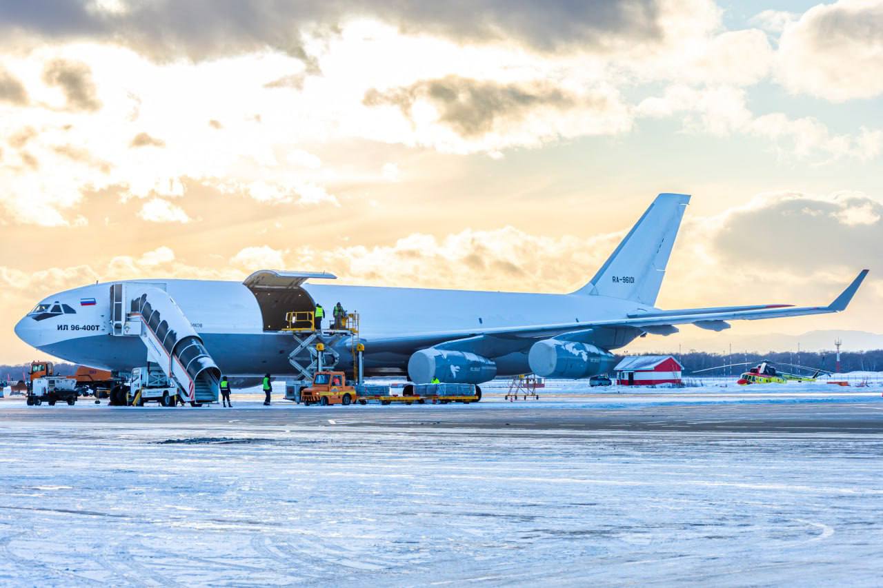 На Сахалине впервые приземлился Ил-96-400Т авиакомпании Sky Gates Airlines На Сахалине впервые приземлился Ил-96-400Т авиакомпании Sky Gates Airlines