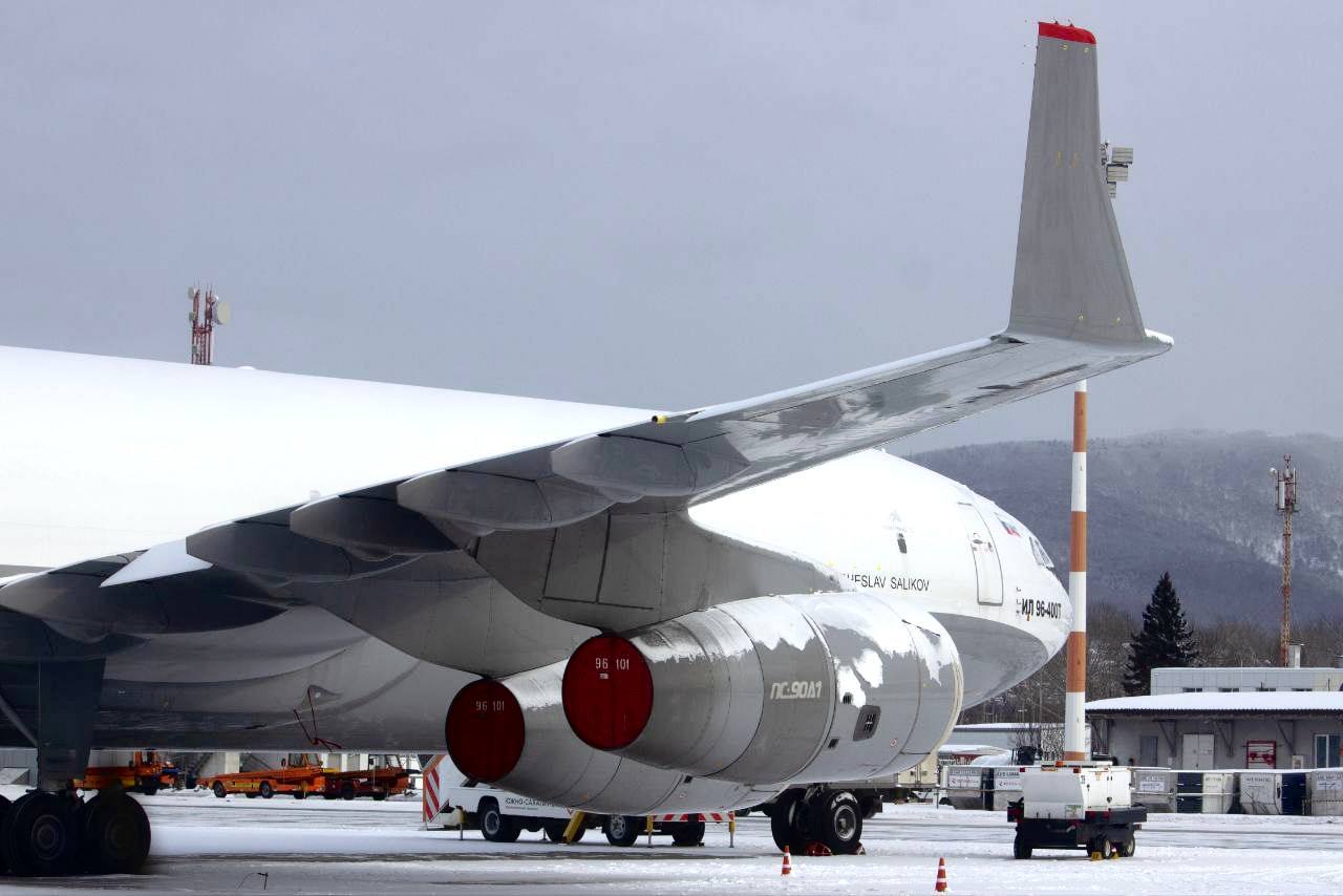 На Сахалине впервые приземлился Ил-96-400Т авиакомпании Sky Gates Airlines На Сахалине впервые приземлился Ил-96-400Т авиакомпании Sky Gates Airlines