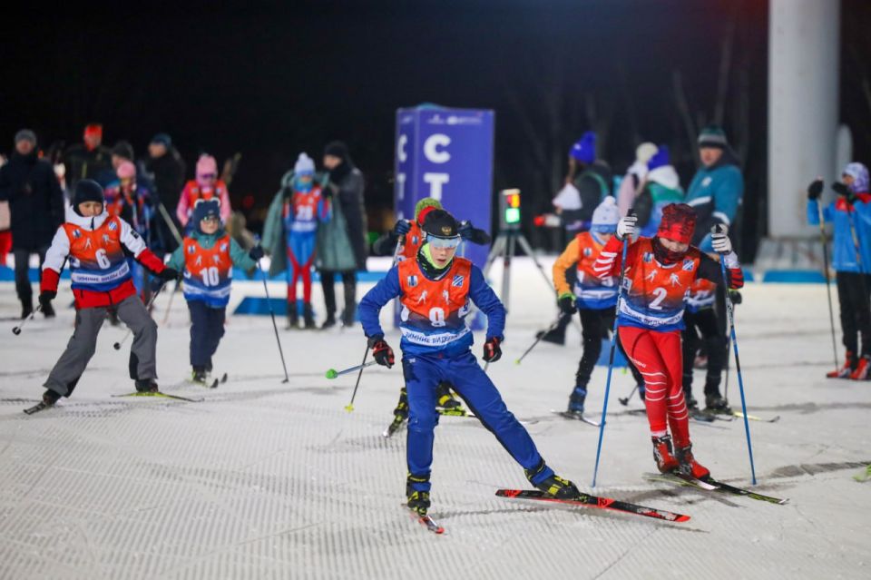 «Сахалинская лыжня» прошла в новом вечернем формате